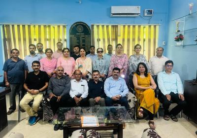 Visit Of Dr. Harish Kumar (Joint Director of Higher Education )